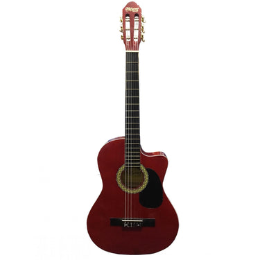 Guitarra Electroacustica Mc Cartney Cdas. Nylon Rojo, Cg-851ce/n Rd